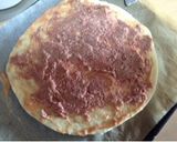 三つ葉とコンビーフのピザマルゲリータ作り方5写真