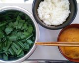 簡単５分！ニラと卵だけのニラ玉丼♪作り方1写真
