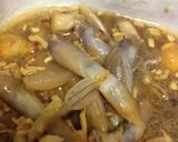 マテ貝の生姜煮☆作り方3写真