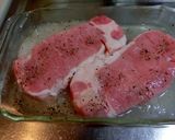 ☆豚ロース肉で粒マス・マヨ焼き☆作り方1写真