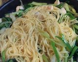 野菜たっぷりささ身の和風パスタ♪作り方5写真