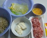 豆腐もやしのハンバーグ★離乳食対応作り方1写真