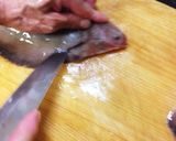 カレイの唐揚げ〜下ごしらえ〜作り方1写真