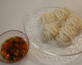 トマトとオリーブオイルのそうめん♪作り方3写真