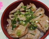 ☆豚トロねぎ塩レモン丼☆作り方4写真