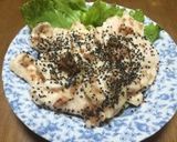 驚きの柔らかさ！鶏ムネ肉で冷やし梅山葵作り方7写真