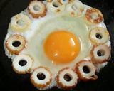 簡単楽しい♪ちくわ目玉焼き♪作り方2写真
