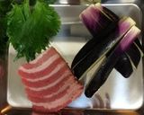 さっぱり☆豚バラ茄子巻き☆作り方1写真