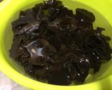 コリコリ食感きくらげの味噌和え。はまる〜作り方1写真