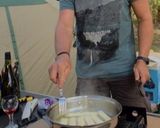 【ギリシャ】ハルーミチーズでサガナキ作り方3写真