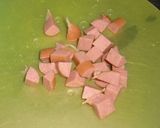 ◉刻みソーセージの目玉焼き◉トースト作り方1写真