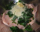 鶏ひき肉とほうれん草のチーズボールフライ作り方2写真