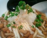 さっぱり！冷やしなめこうどん作り方4写真