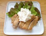がっつり☆チキンソテーの塩ヨーグルトのせ作り方6写真