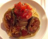 夏野菜パスタ☆たっぷりナスのトマトソース作り方11写真
