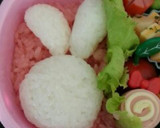 キャラ弁★☆簡単 うさぎチャン作り方3写真