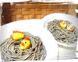 そらじろー蕎麦♪うずらの卵キャラ弁にも♪作り方6写真