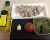 スルメイカのジェノベーゼ炒め作り方1写真