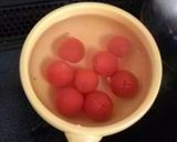離乳食初期 プチトマトの裏ごし冷凍保存作り方2写真