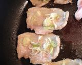 豚バラのネギのせ焼き作り方3写真