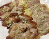 豚バラのネギのせ焼き作り方4写真
