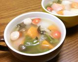 あるもの勝負のざく切り野菜スープ作り方4写真