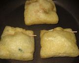 油揚げに入れて焼く③作り方5写真