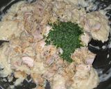 残り鳥肉料理のクレープ包み焼き作り方3写真