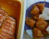 旨味たっぷり簡単トマトと豆腐豚バラの煮物作り方1写真
