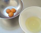 抹茶と甘納豆のシフォン♪作り方3写真