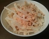 材料少しで簡単美味♪大根とツナのサラダ作り方4写真