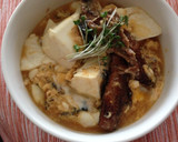 簡単に出来る♪さんま蒲焼と豆腐の卵とじ作り方3写真
