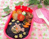 キャラ弁＊ハムで簡単＊クジラちゃん作り方9写真