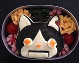 妖怪ウォッチキャラ弁 ロボにゃん作り方4写真