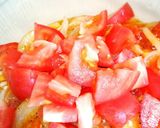 ひんや～り!!　トマトとナスの冷製パスタ作り方3写真