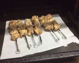 スブラキ(ギリシャの串焼き)とディップ作り方3写真