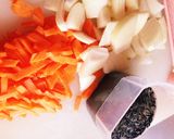 豆腐野菜ひじきハンバーグ(^O^)肉なし作り方2写真