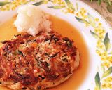 豆腐野菜ひじきハンバーグ(^O^)肉なし作り方11写真