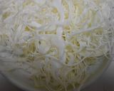 千切りキャベツと茹で玉子入り冷やしうどん作り方4写真