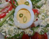 千切りキャベツと茹で玉子入り冷やしうどん作り方14写真