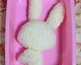 シンプルにミッフィーちゃん弁当♪作り方2写真
