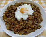 ★簡単！美味しい＊温玉のせそぼろ丼＊♪作り方4写真