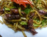ほたるいか入り・焼きうどん作り方6写真