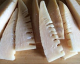 簡単 タケノコと鶏の照り照り煮作り方1写真