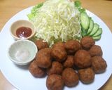 あんのない肉団子♪作り方3写真