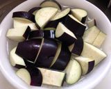 ドライカレー残り☆茄子と茸のチーズ焼き作り方1写真
