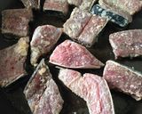 ブリのアラで竜田揚げ☆セリでさわやか♪作り方8写真