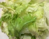 簡単☆オリーブオイルでレタス大量消費作り方1写真