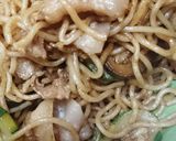 夏野菜の豚バラやきそば♪作り方5写真