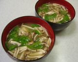 ☆ これもあり?きのことバジルのお味噌汁作り方4写真